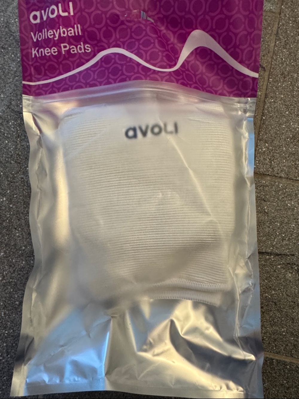 White Women's Volleyball Knee Pads